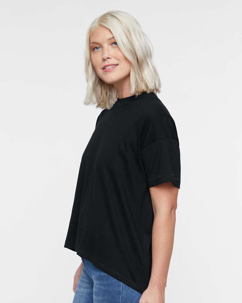 LAT-3519-Women's Hi-Lo Tee - Image 5