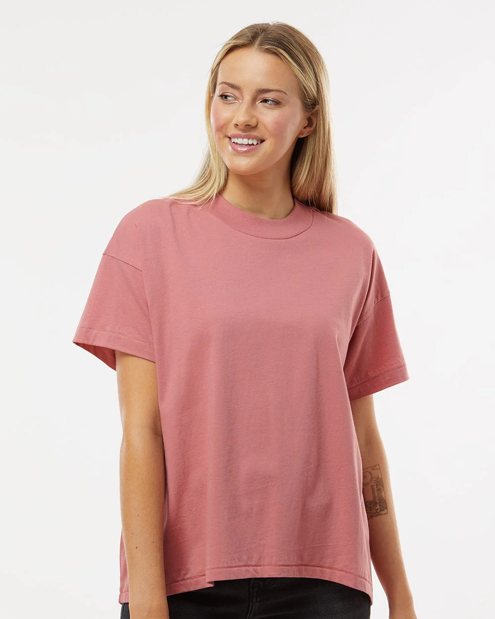 LAT-3519-Women's Hi-Lo Tee - Image 7