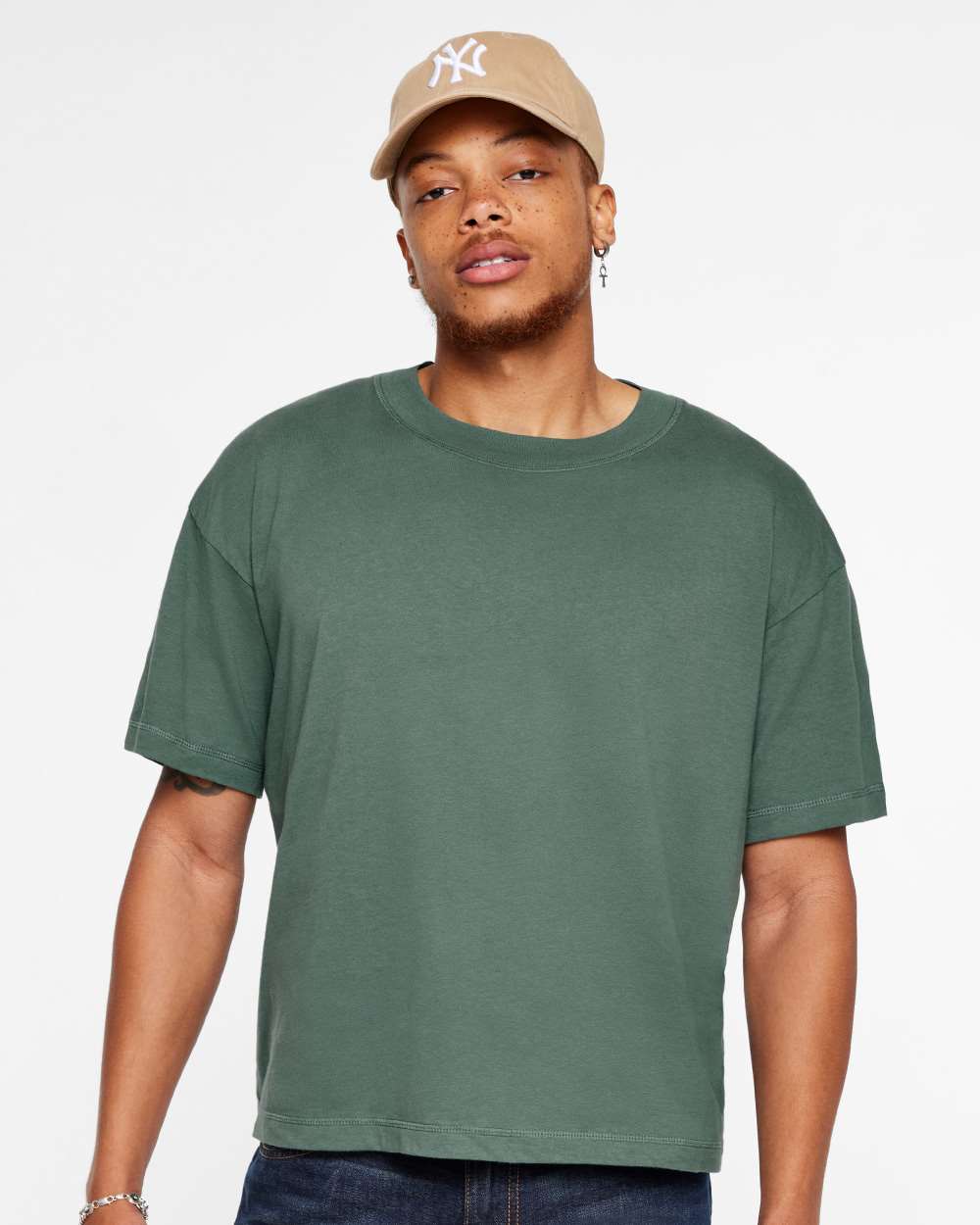 LAT-3520-Relaxed Crew Tee - Image 4