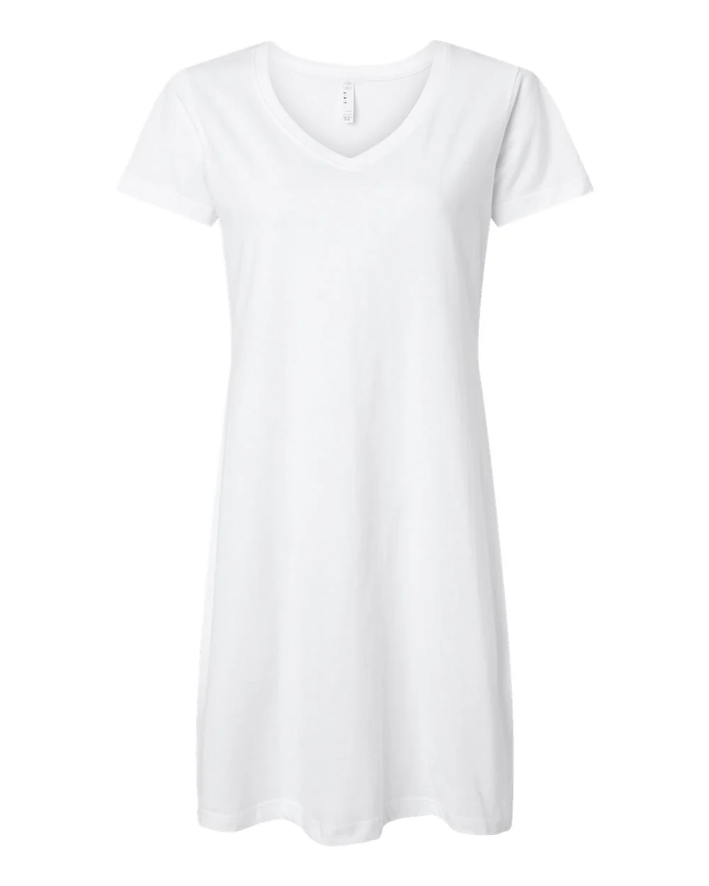 LAT-3522-Women's Fine Jersey V-Neck Coverup - Image 11