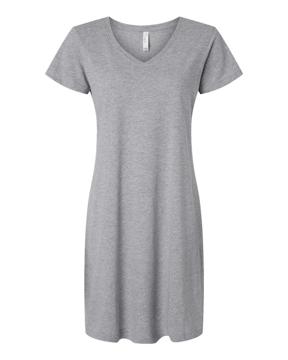 LAT-3522-Women's Fine Jersey V-Neck Coverup - Image 8