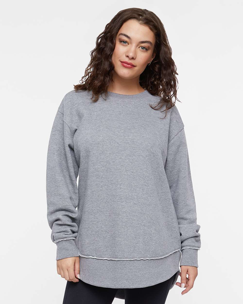 LAT-3525-Women's Weekend Fleece Crewneck Sweatshirt - Image 17