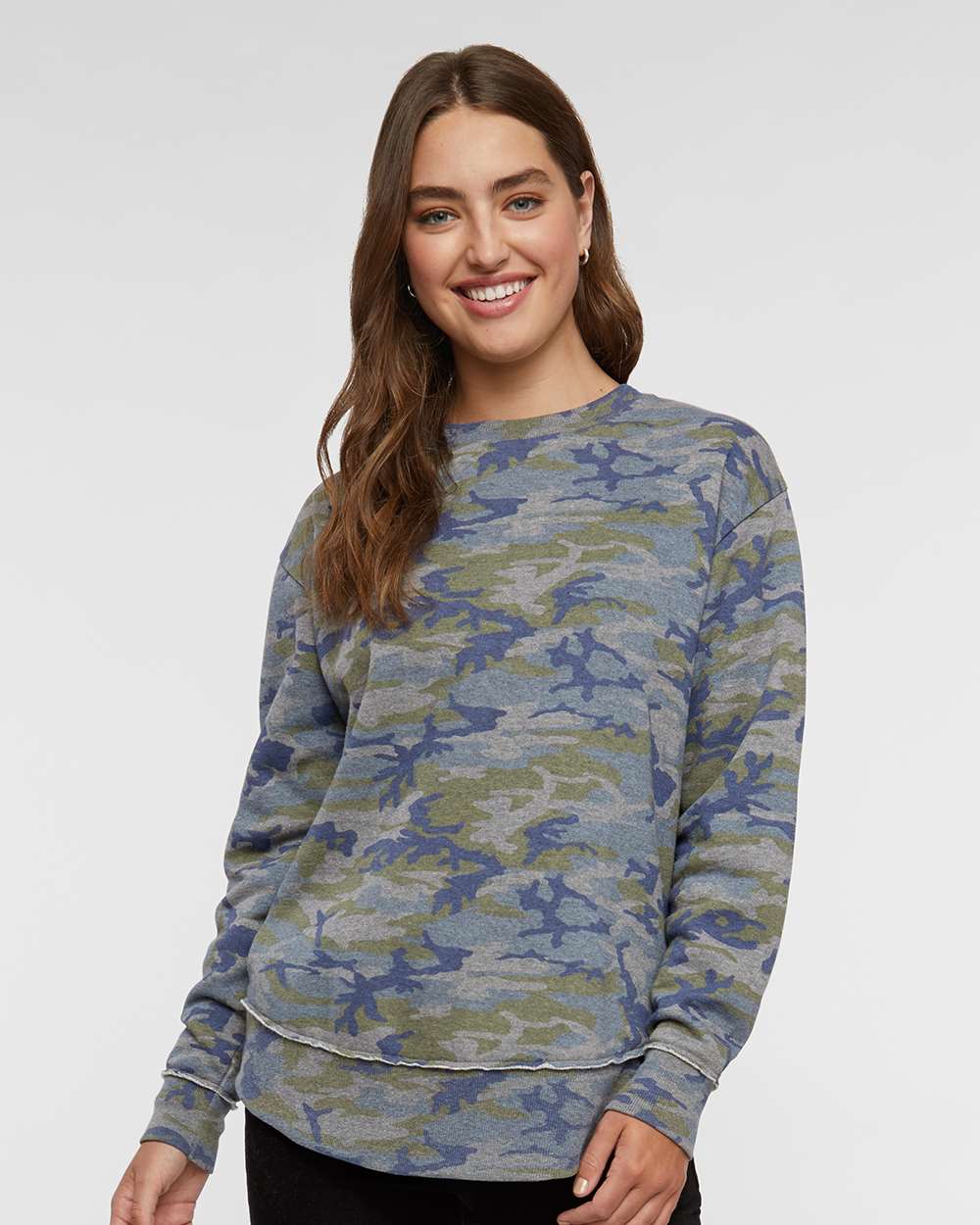 LAT-3525-Women's Weekend Fleece Crewneck Sweatshirt - Image 41