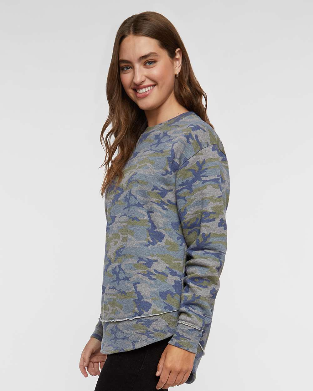 LAT-3525-Women's Weekend Fleece Crewneck Sweatshirt - Image 42