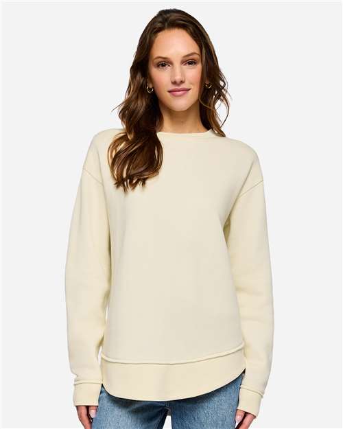 LAT-3525-Women's Weekend Fleece Crewneck Sweatshirt - Image 46