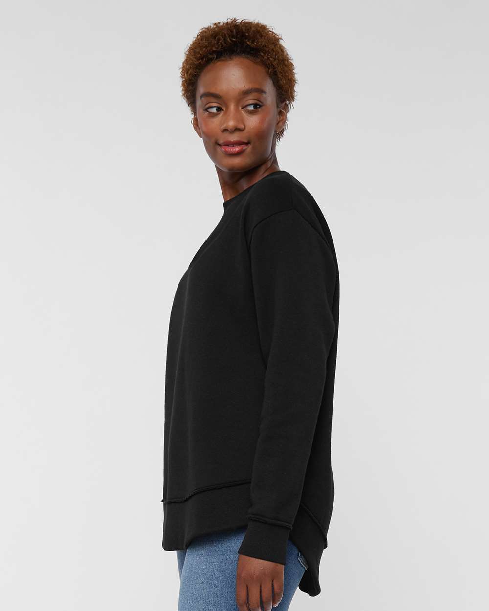 LAT-3525-Women's Weekend Fleece Crewneck Sweatshirt - Image 5