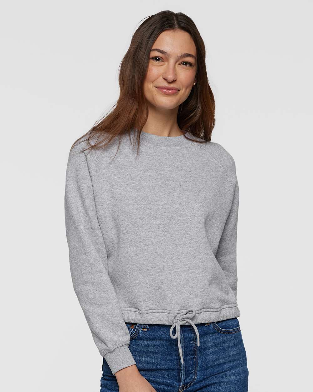 LAT-3528-Women's Relaxed 3-End Boxy Fleece Crewneck Sweatshirt - Image 11