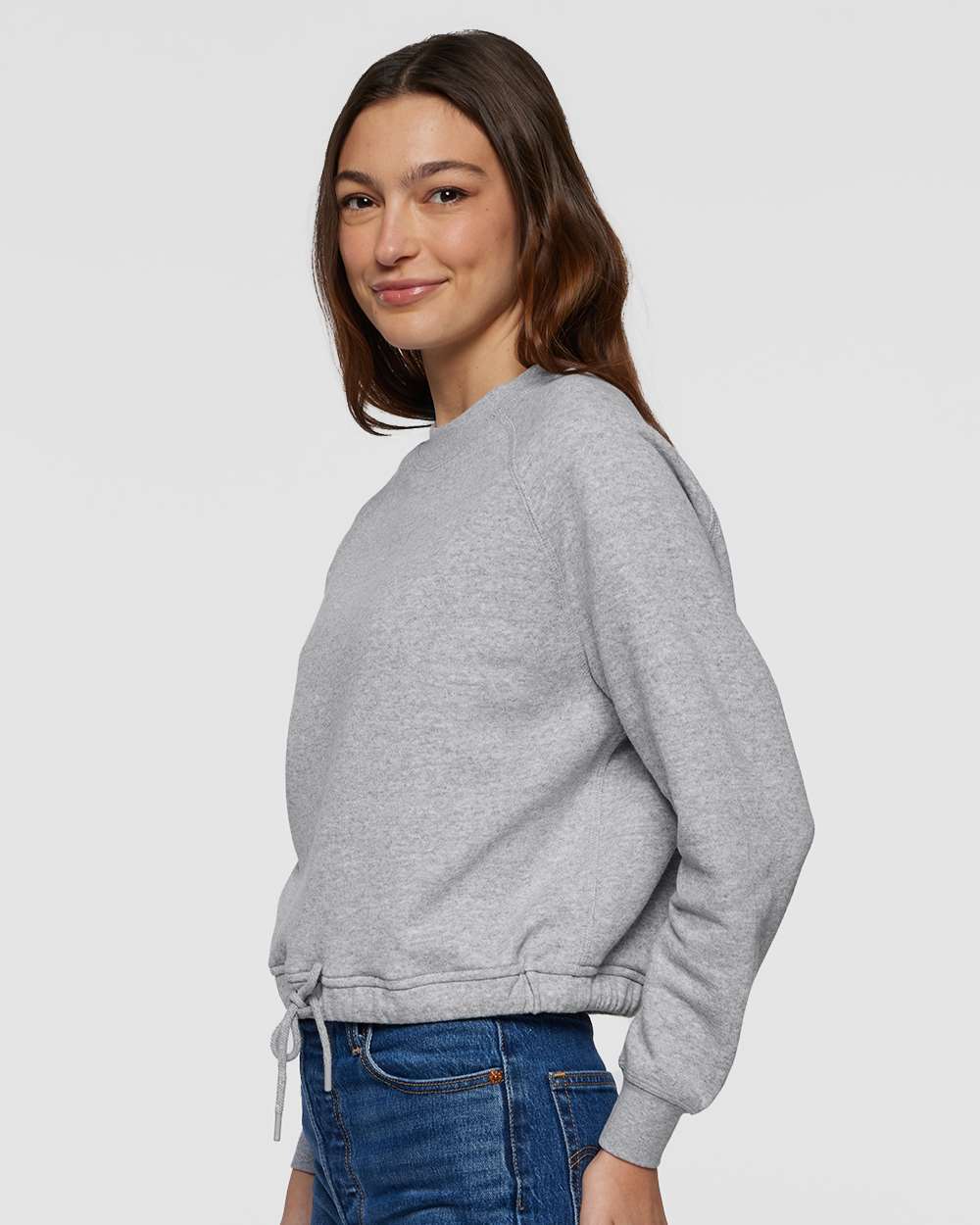 LAT-3528-Women's Relaxed 3-End Boxy Fleece Crewneck Sweatshirt - Image 12