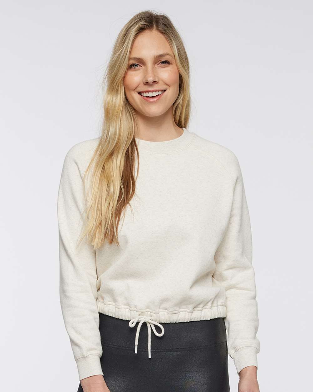 LAT-3528-Women's Relaxed 3-End Boxy Fleece Crewneck Sweatshirt - Image 17