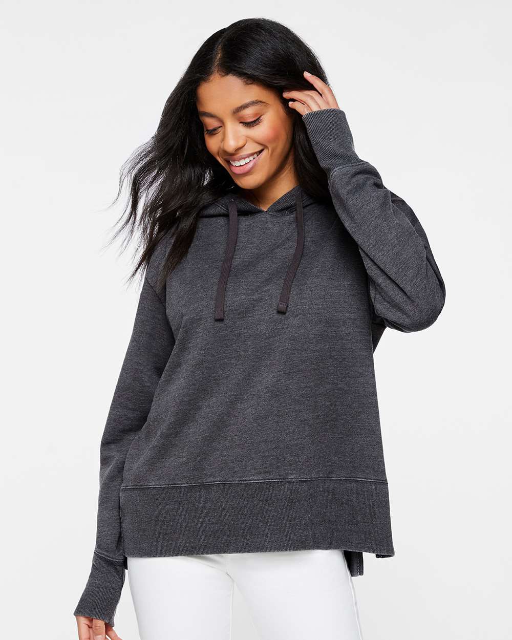 LAT-3536-Women's Vintage Wash Hoodie - Image 3