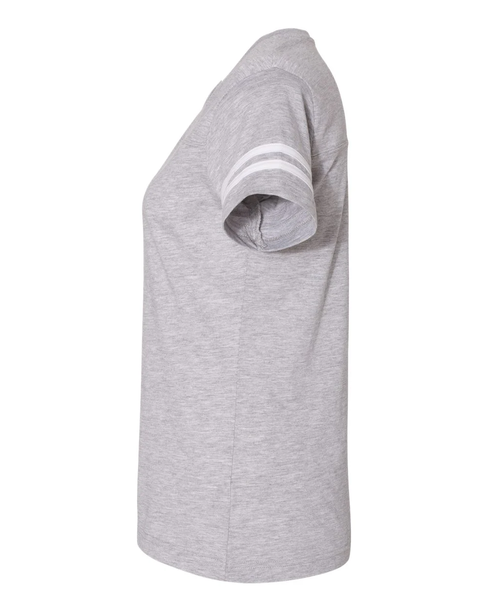 LAT-3537-Women's Football V-Neck Fine Jersey Tee - Image 16