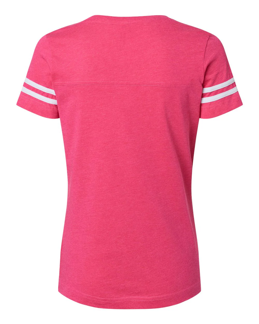 LAT-3537-Women's Football V-Neck Fine Jersey Tee - Image 21