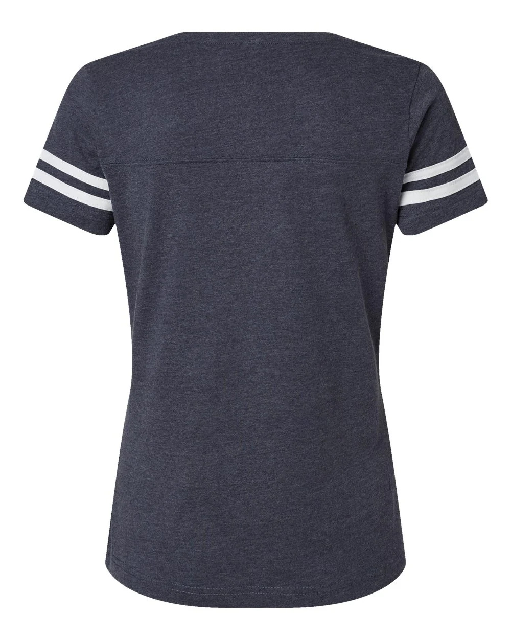 LAT-3537-Women's Football V-Neck Fine Jersey Tee - Image 27