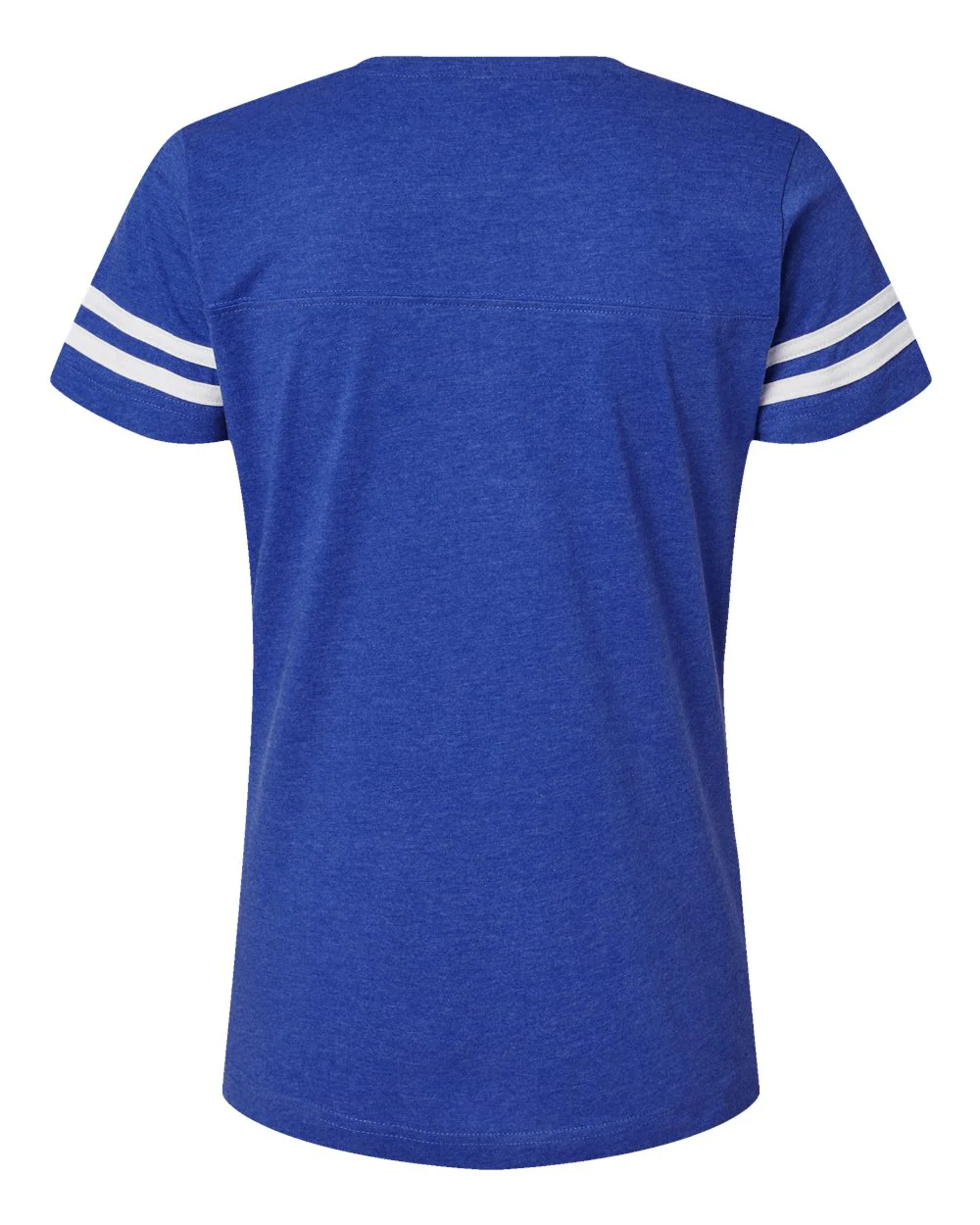LAT-3537-Women's Football V-Neck Fine Jersey Tee - Image 39