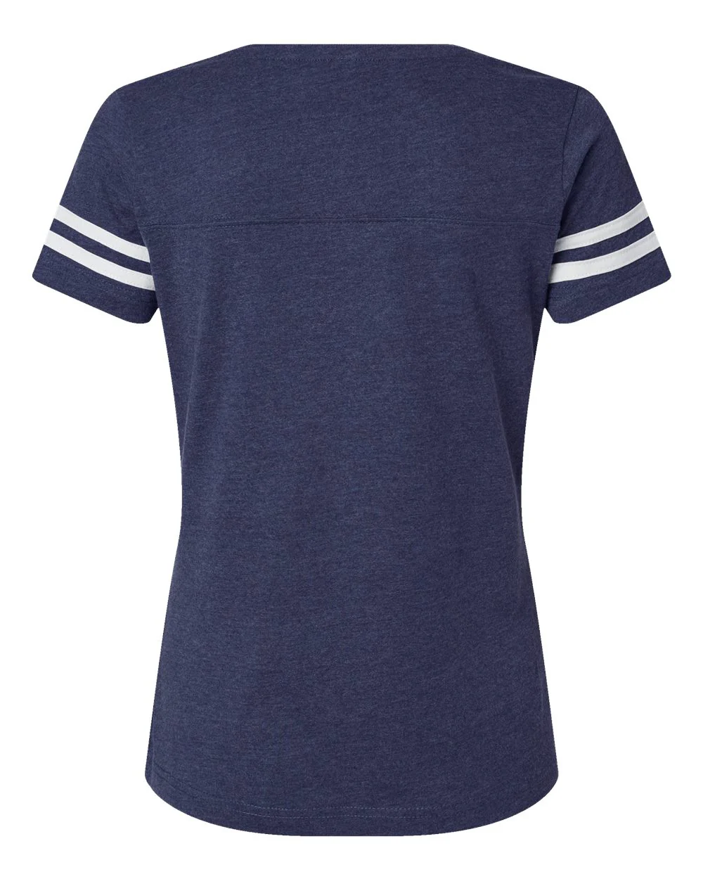 LAT-3537-Women's Football V-Neck Fine Jersey Tee - Image 51