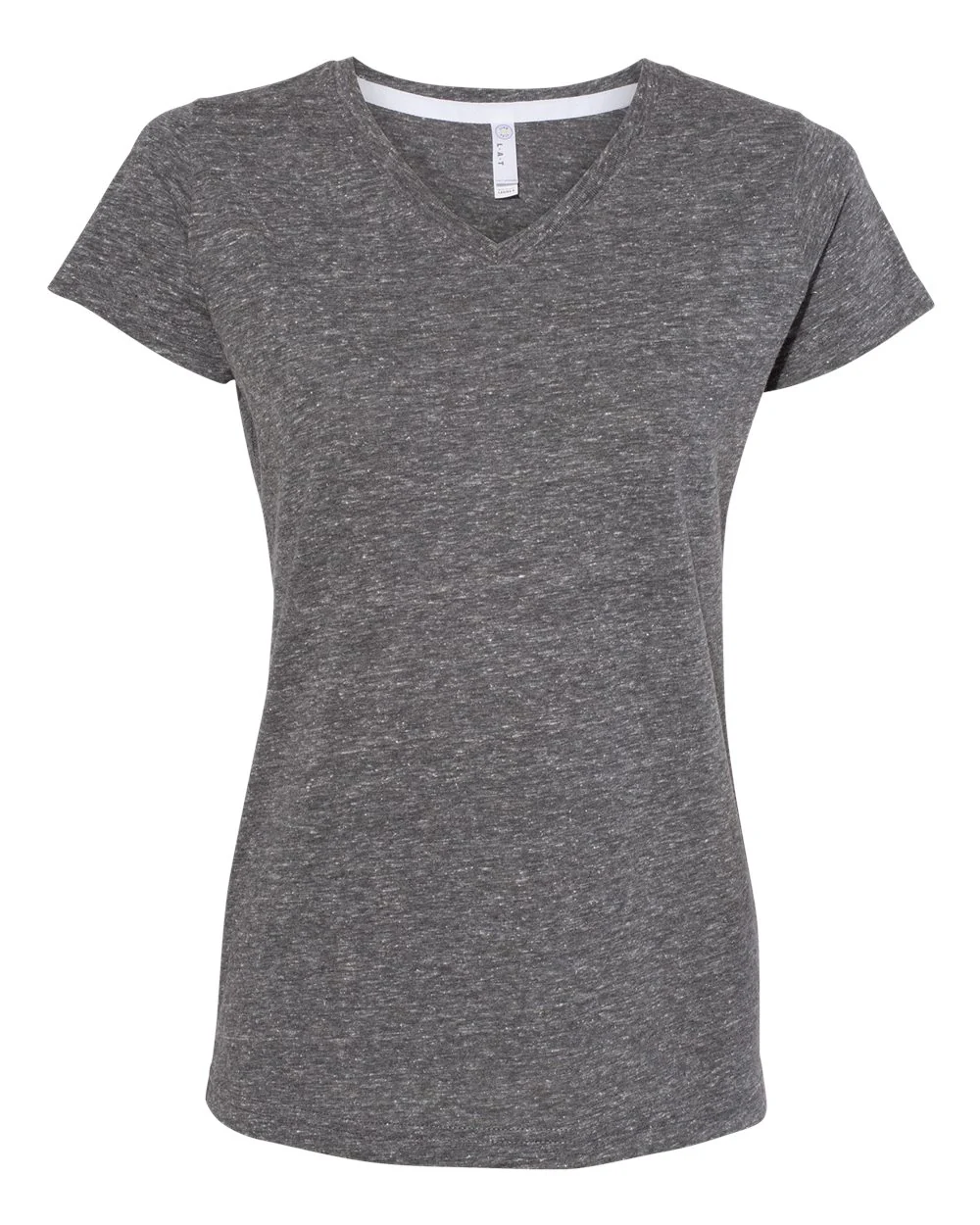 LAT-3591-Women's Harborside Mélange V-Neck Tee - Image 17