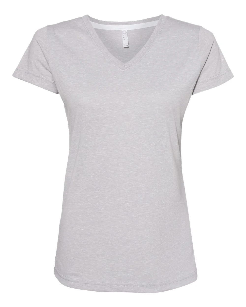 LAT-3591-Women's Harborside Mélange V-Neck Tee - Image 5