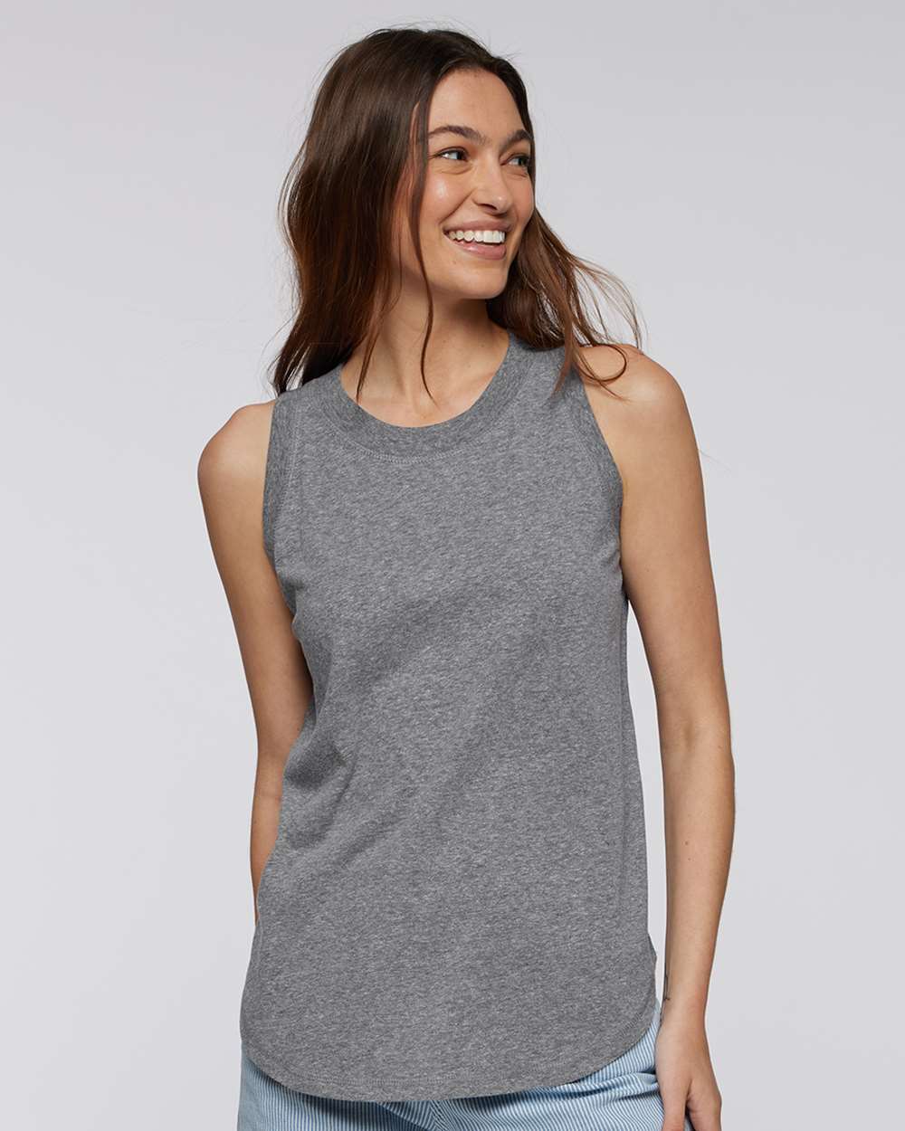 LAT-3592-Women's Relaxed Fine Jersey Tank - Image 11