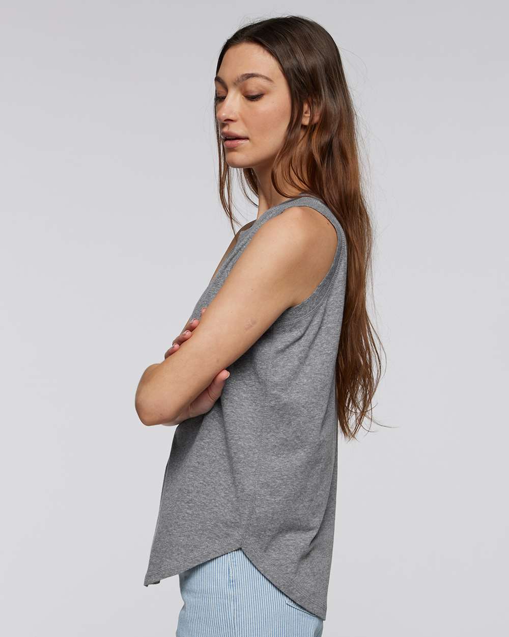 LAT-3592-Women's Relaxed Fine Jersey Tank - Image 12