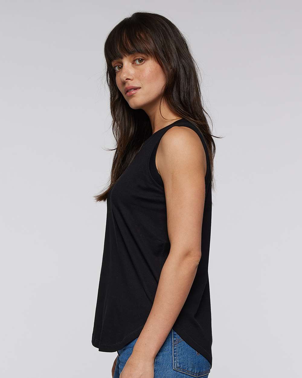 LAT-3592-Women's Relaxed Fine Jersey Tank - Image 5