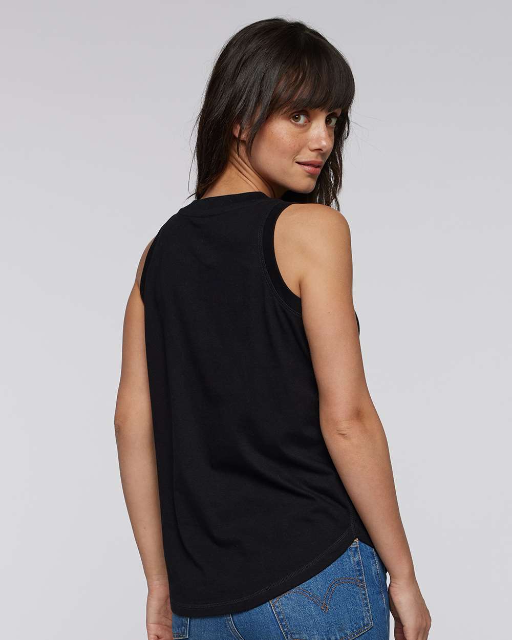 LAT-3592-Women's Relaxed Fine Jersey Tank - Image 6