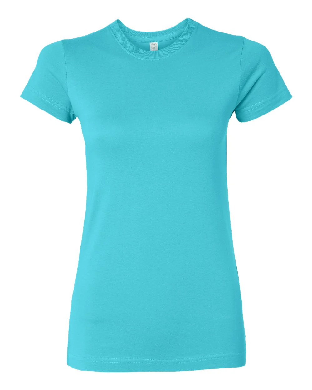 LAT-3616-Women's Fitted Fine Jersey Tee - Image 2