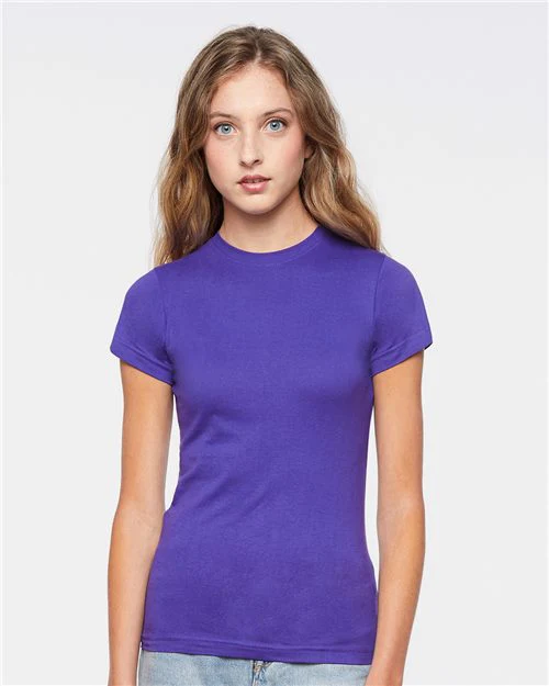 LAT-3616-Women's Fitted Fine Jersey Tee - Image 24