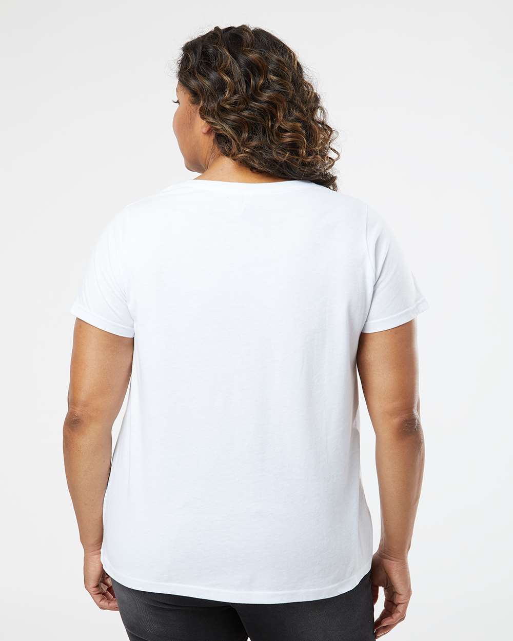 LAT-3816-Curvy Collection Women's Fine Jersey Tee - Image 13