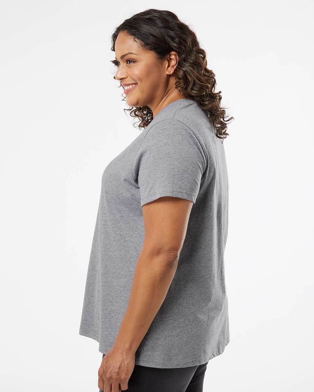 LAT-3816-Curvy Collection Women's Fine Jersey Tee - Image 18