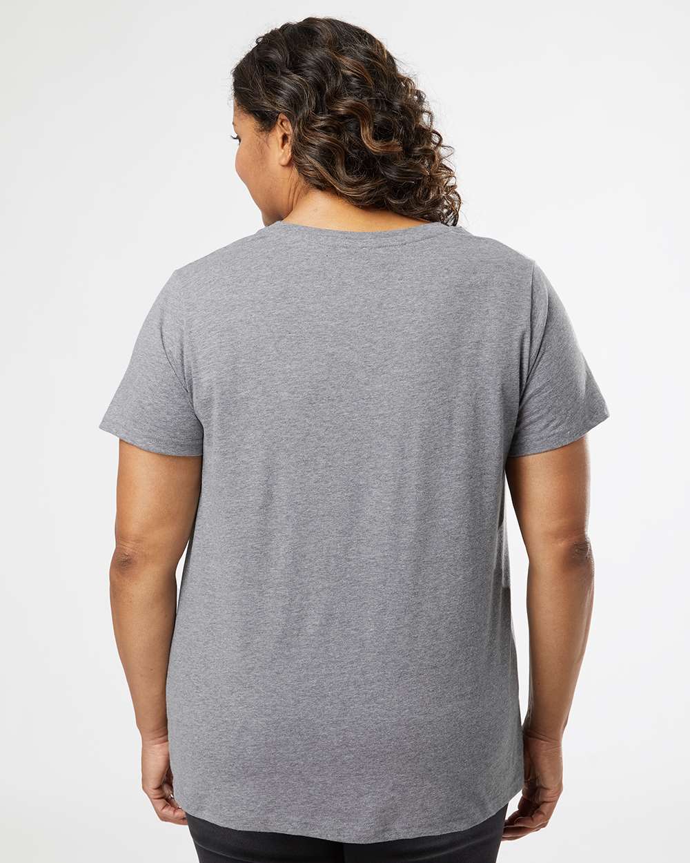 LAT-3816-Curvy Collection Women's Fine Jersey Tee - Image 19