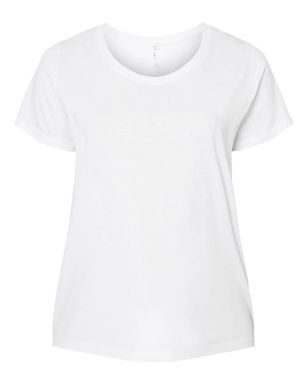 LAT-3816-Curvy Collection Women's Fine Jersey Tee - Image 8