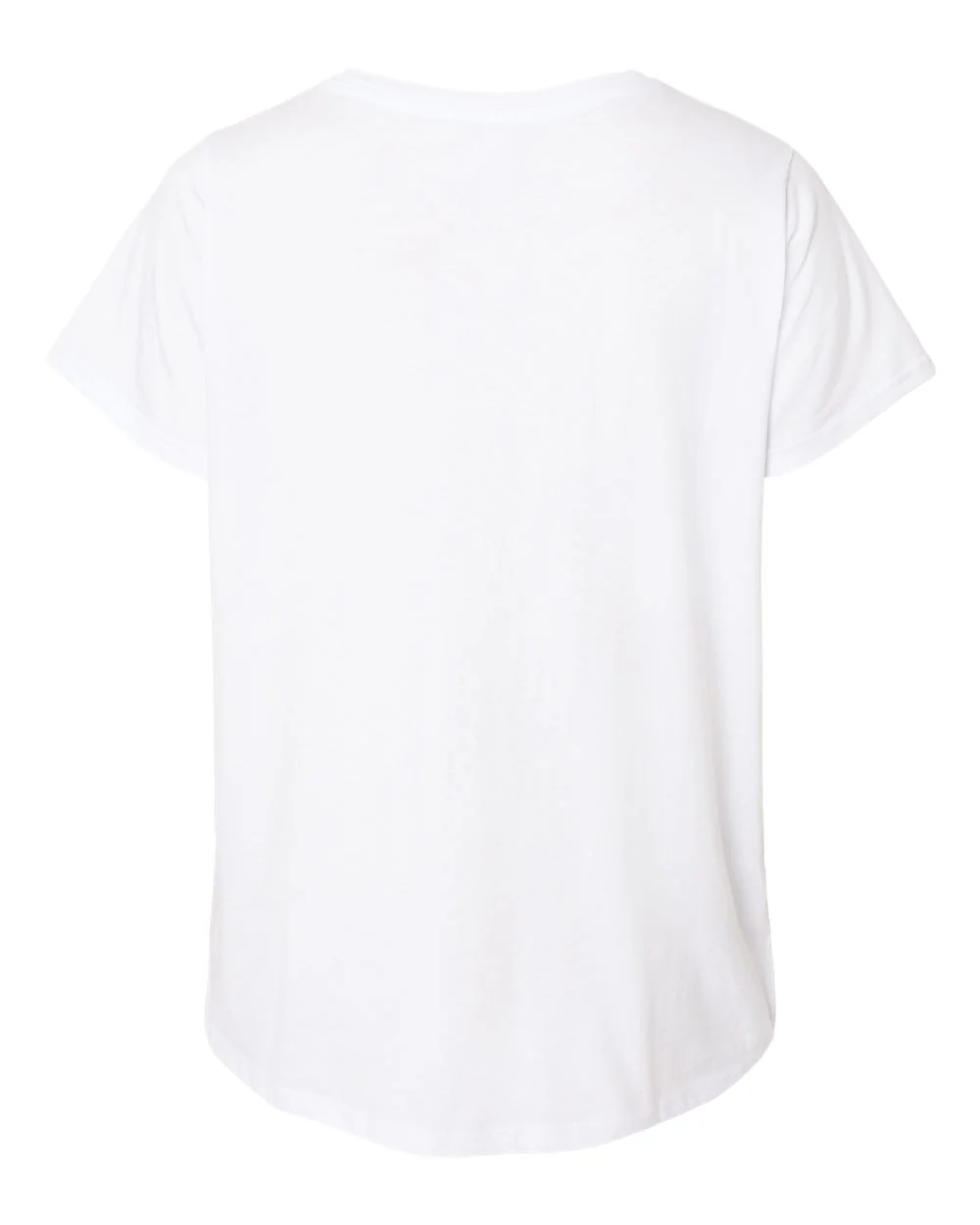LAT-3817-Curvy Collection Women's Fine Jersey V-Neck Tee - Image 9