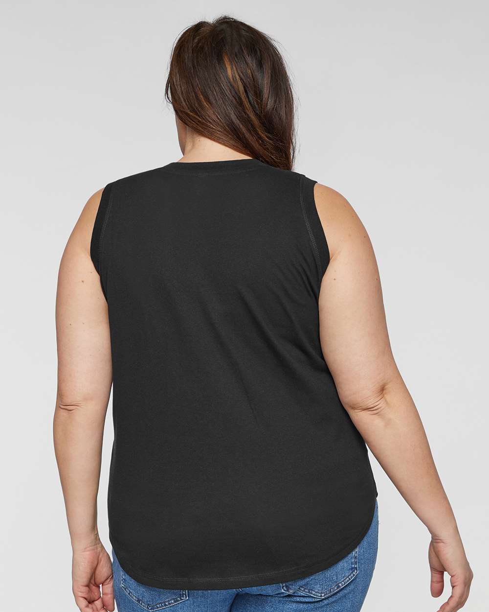 LAT-3892-Women's Curvy Relaxed Fine Jersey Tank - Image 6