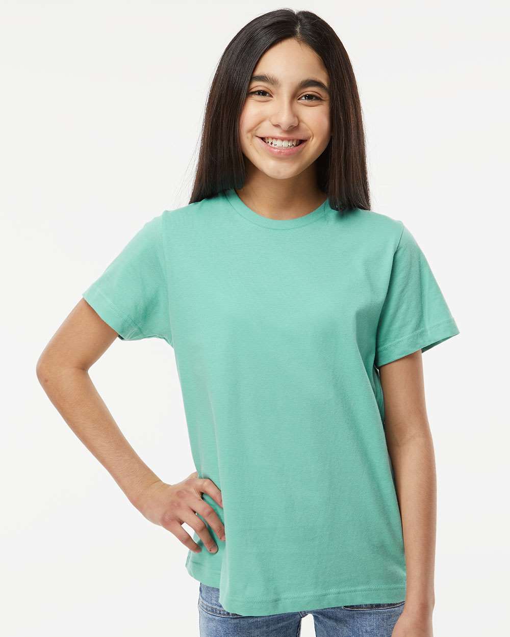 LAT-6101-Youth Fine Jersey Tee - Image 153