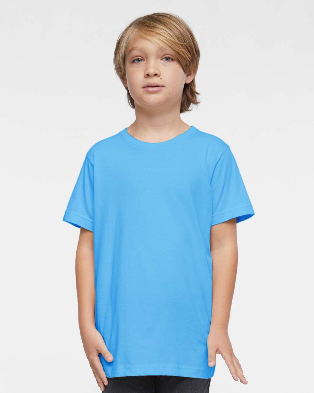 LAT-6101-Youth Fine Jersey Tee - Image 4
