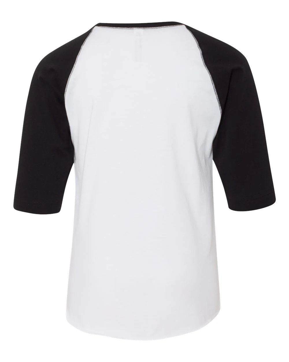 LAT-6130-Youth Baseball Fine Jersey Three-Quarter Sleeve Tee - Image 12