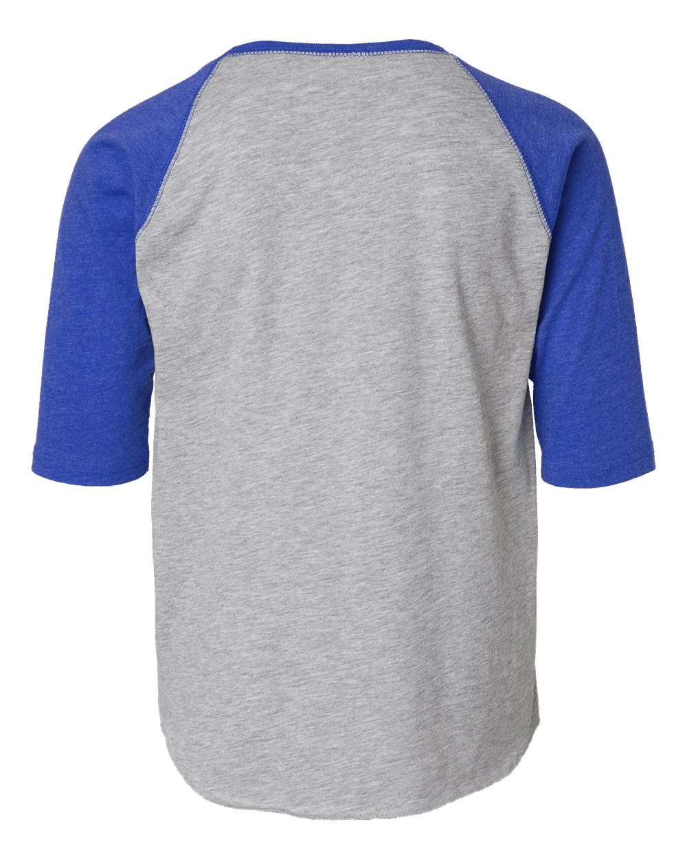 LAT-6130-Youth Baseball Fine Jersey Three-Quarter Sleeve Tee - Image 6