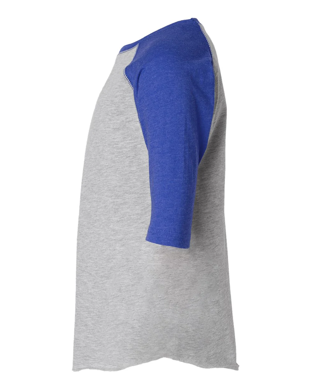 LAT-6130-Youth Baseball Fine Jersey Three-Quarter Sleeve Tee - Image 7