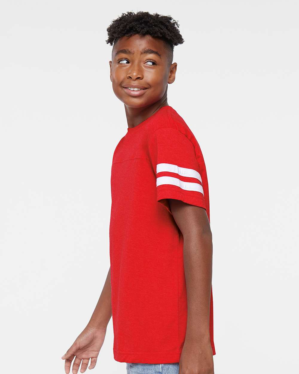 LAT-6137-Youth Football Fine Jersey Tee - Image 21