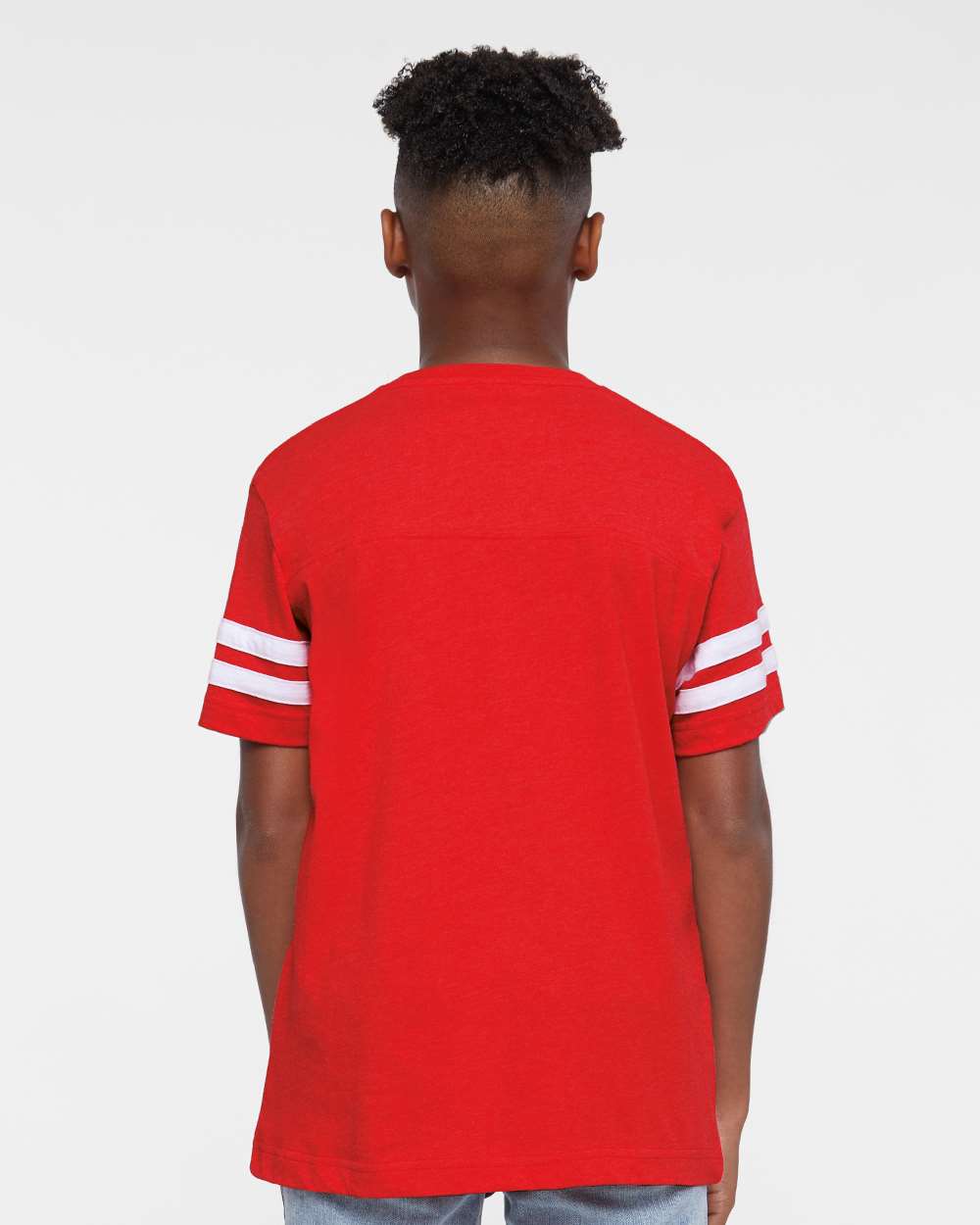 LAT-6137-Youth Football Fine Jersey Tee - Image 22