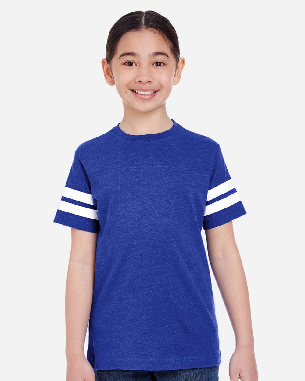 LAT-6137-Youth Football Fine Jersey Tee - Image 26