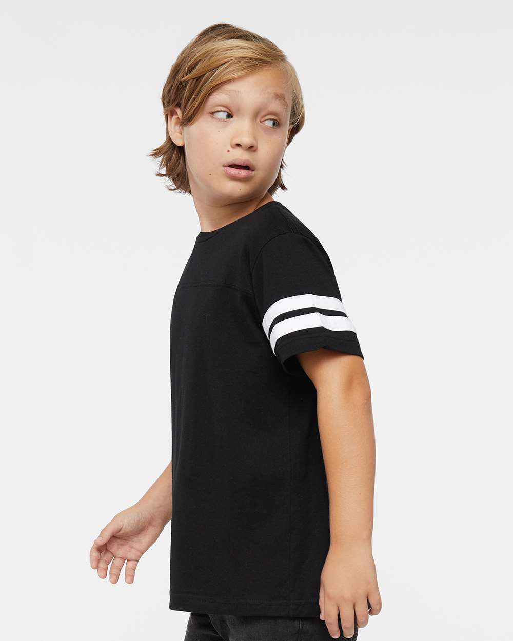 LAT-6137-Youth Football Fine Jersey Tee - Image 5