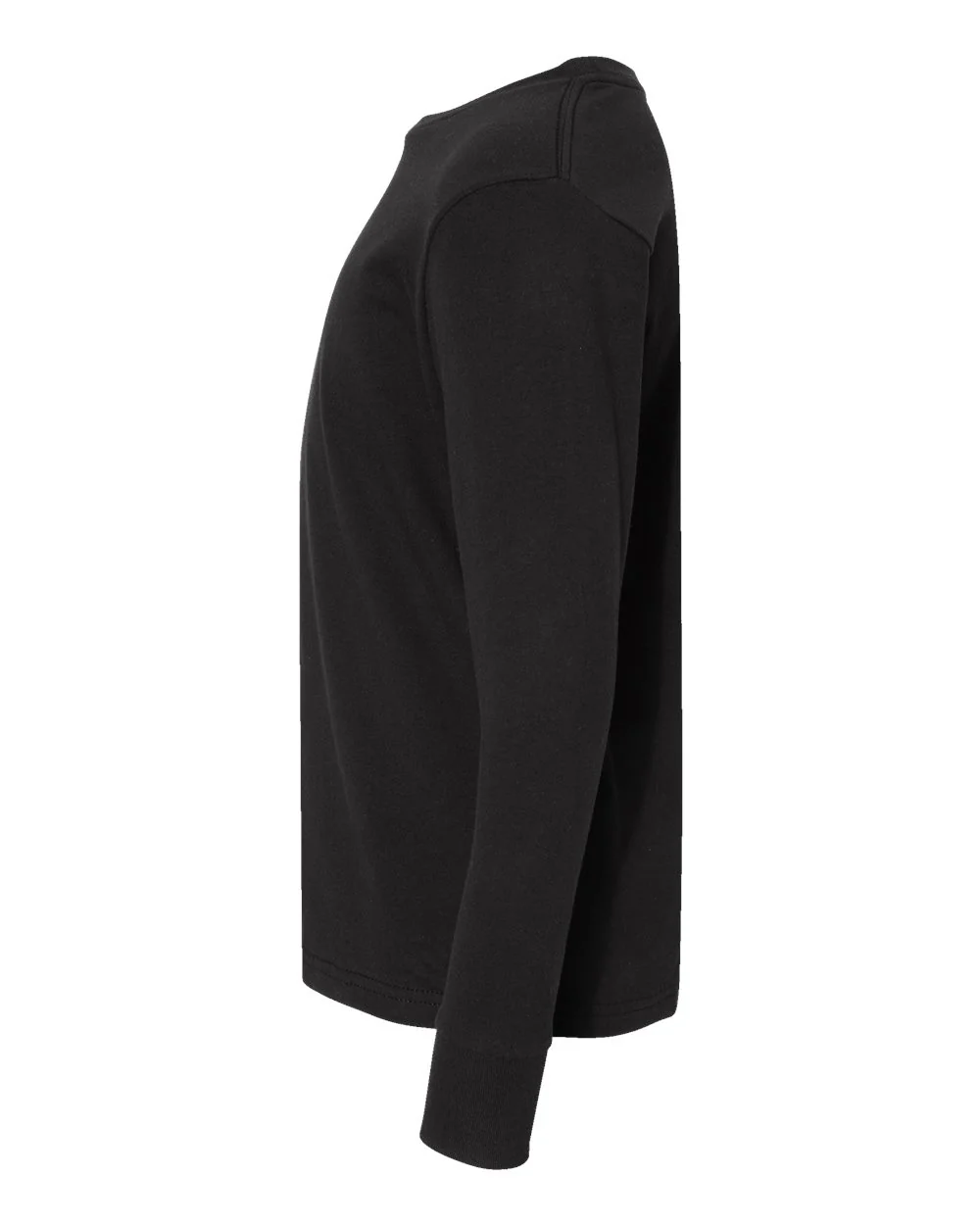 LAT-6201-Youth Fine Jersey Long Sleeve Tee - Image 3