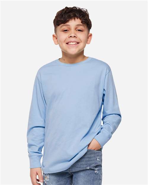 LAT-6201-Youth Fine Jersey Long Sleeve Tee - Image 53