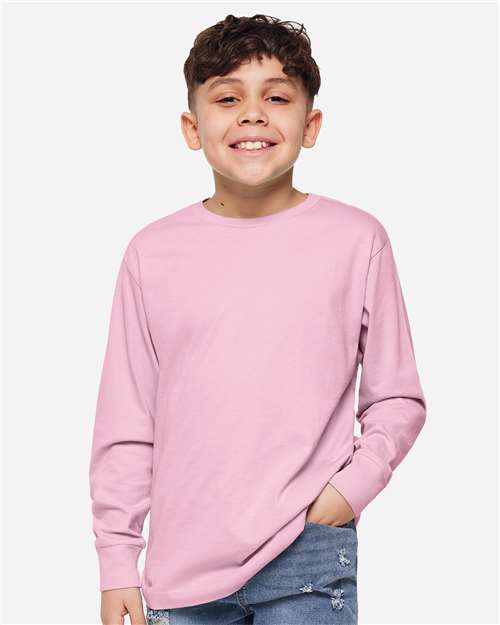 LAT-6201-Youth Fine Jersey Long Sleeve Tee - Image 56