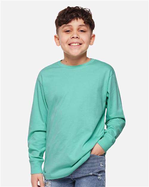 LAT-6201-Youth Fine Jersey Long Sleeve Tee - Image 59
