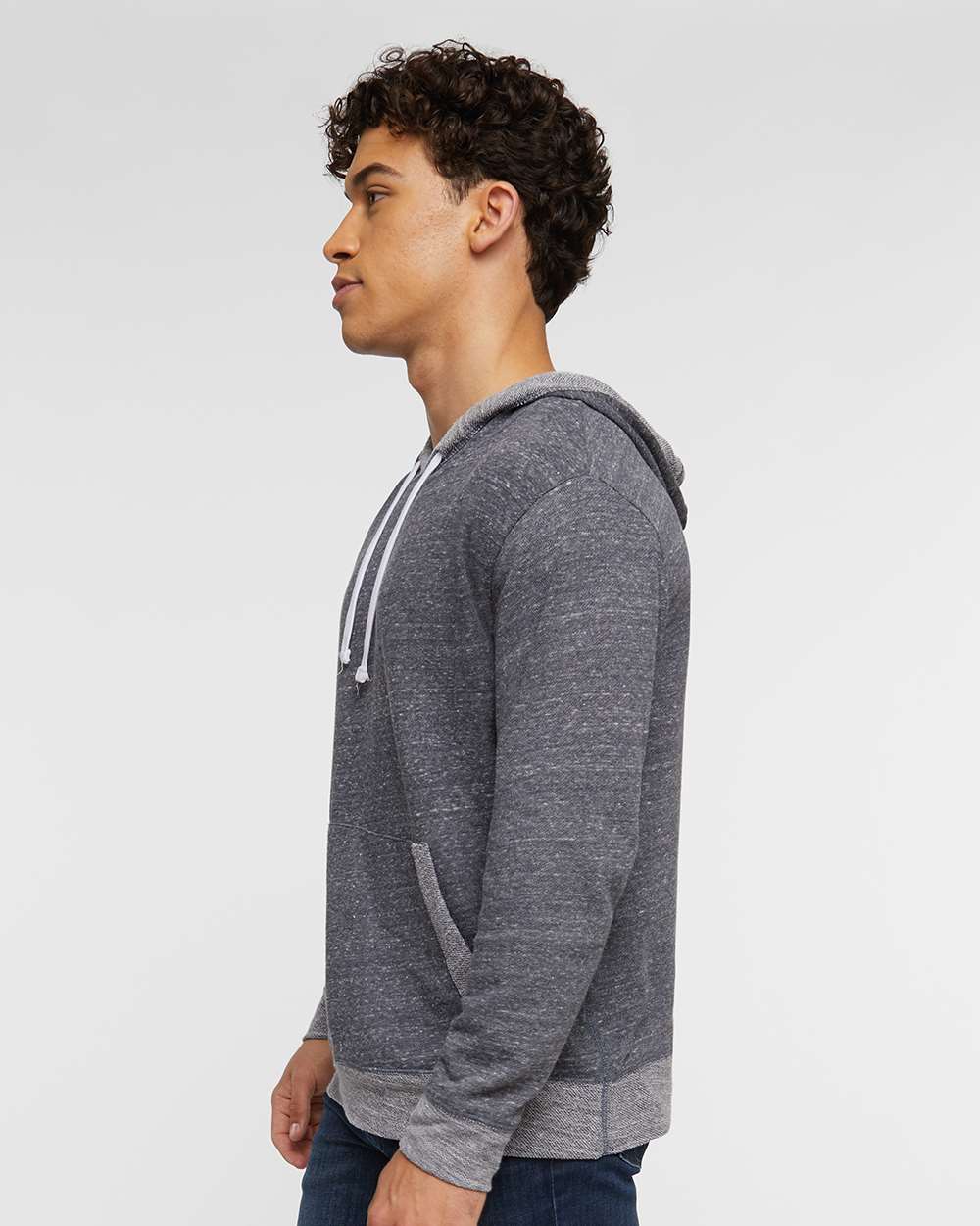LAT-6779-Harborside Mélange French Terry Hooded Pullover - Image 12
