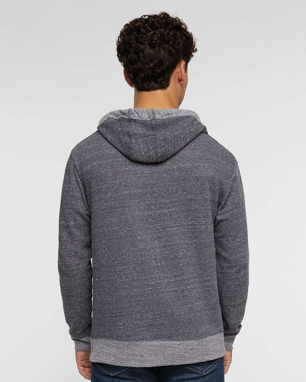 LAT-6779-Harborside Mélange French Terry Hooded Pullover - Image 13