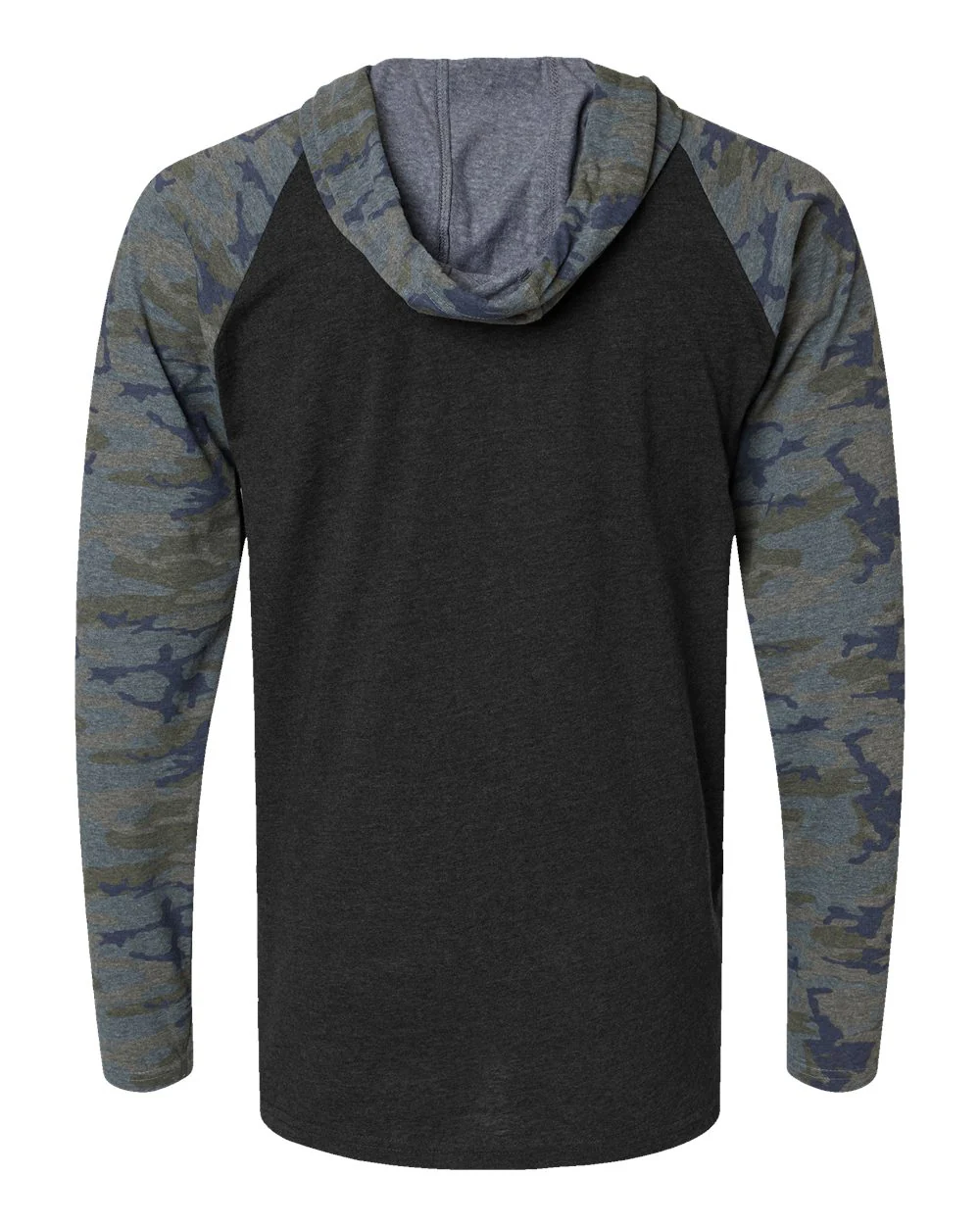 LAT-6917-Fine Jersey Hooded Long Sleeve Raglan T-Shirt - Image 12