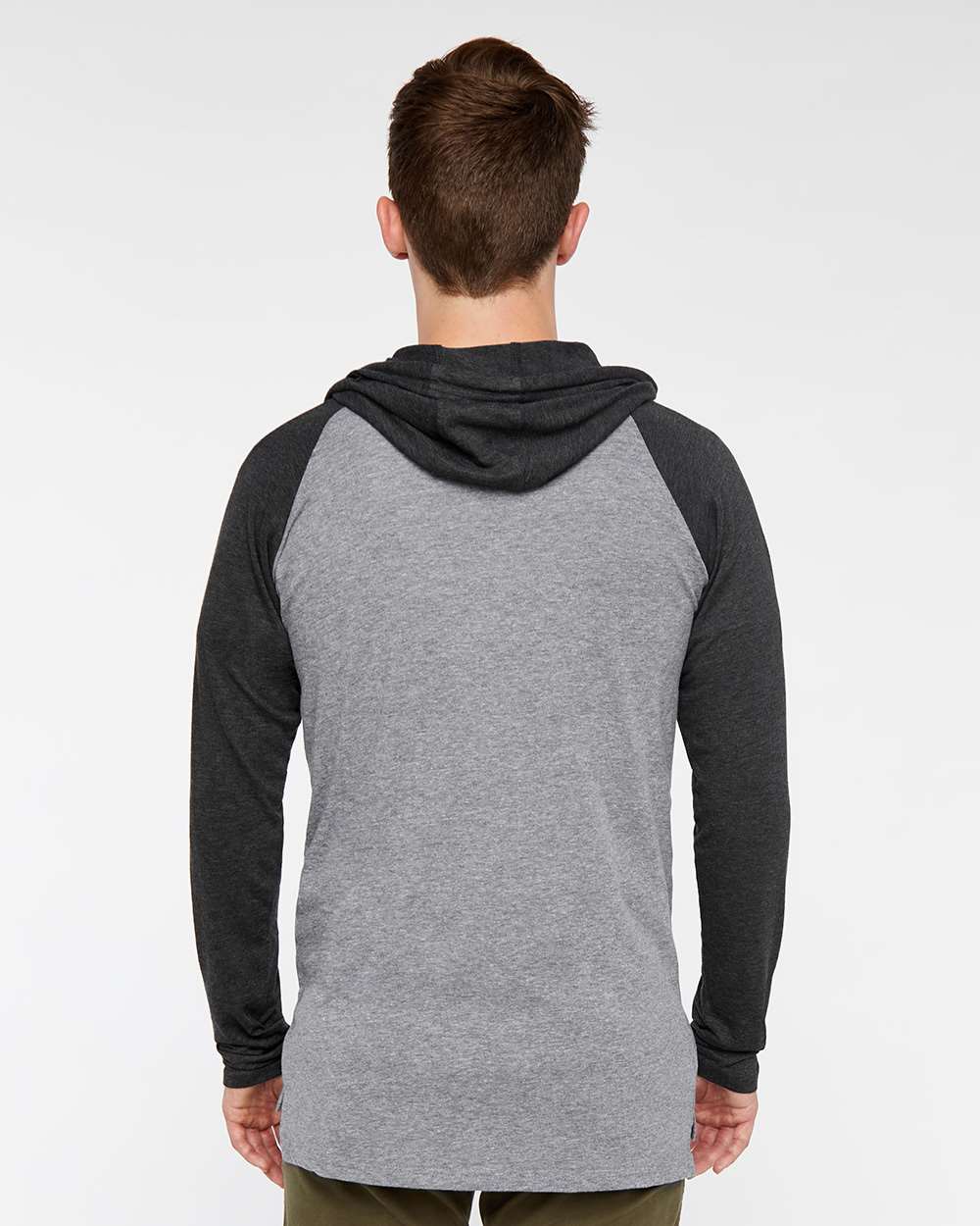 LAT-6917-Fine Jersey Hooded Long Sleeve Raglan T-Shirt - Image 7